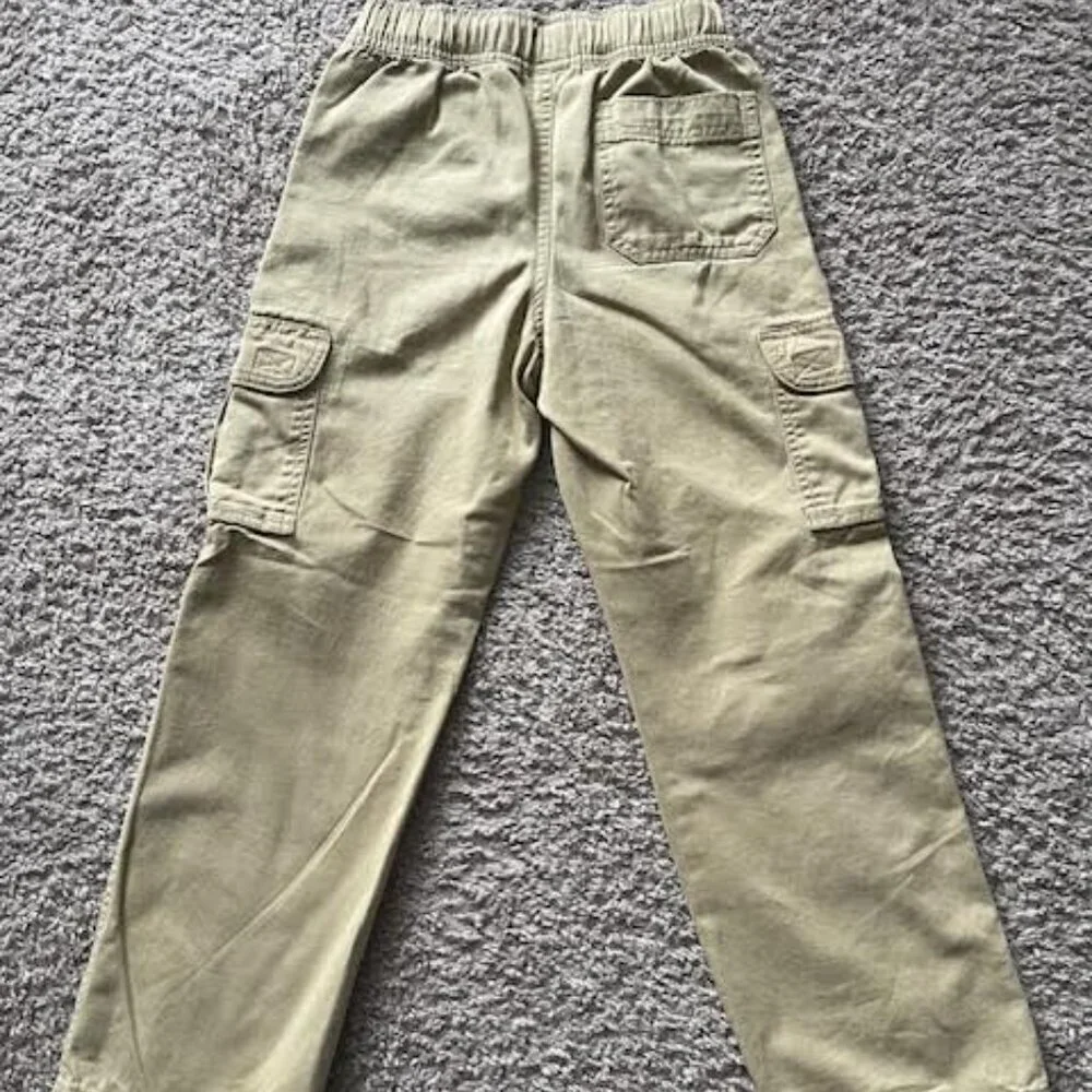 The Children's Place Boys' Pull-on Cargo Pants – Khaki , Size 8